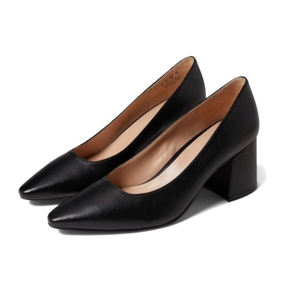 Naturalizer Shoes - Naturalizer / 27 EDIT Licia Pump in Black Leather / Size 8.5 W